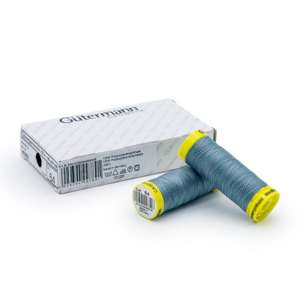 Нитки для трикотажа Gutermann Maraflex 120 (150 метров), 5 кат. | 064 серый джинс