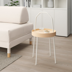 IKEA BURVIK  (ИКЕА БУРВИК)  -  Столик - белый 38 см