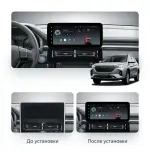 Магнитола для Haval M6 2021+ - Teyes LUX ONE 360 монитор 12.3" 2K QLED на Android 10, Быстрая, CarPlay, 4G SIM-слот, 4 камеры в комплекте