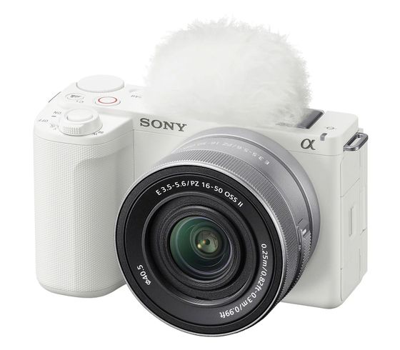 Sony ZV-E10 II M2X/WQ Double Zoom Lens Kit 16-50mm, 55-200mm White