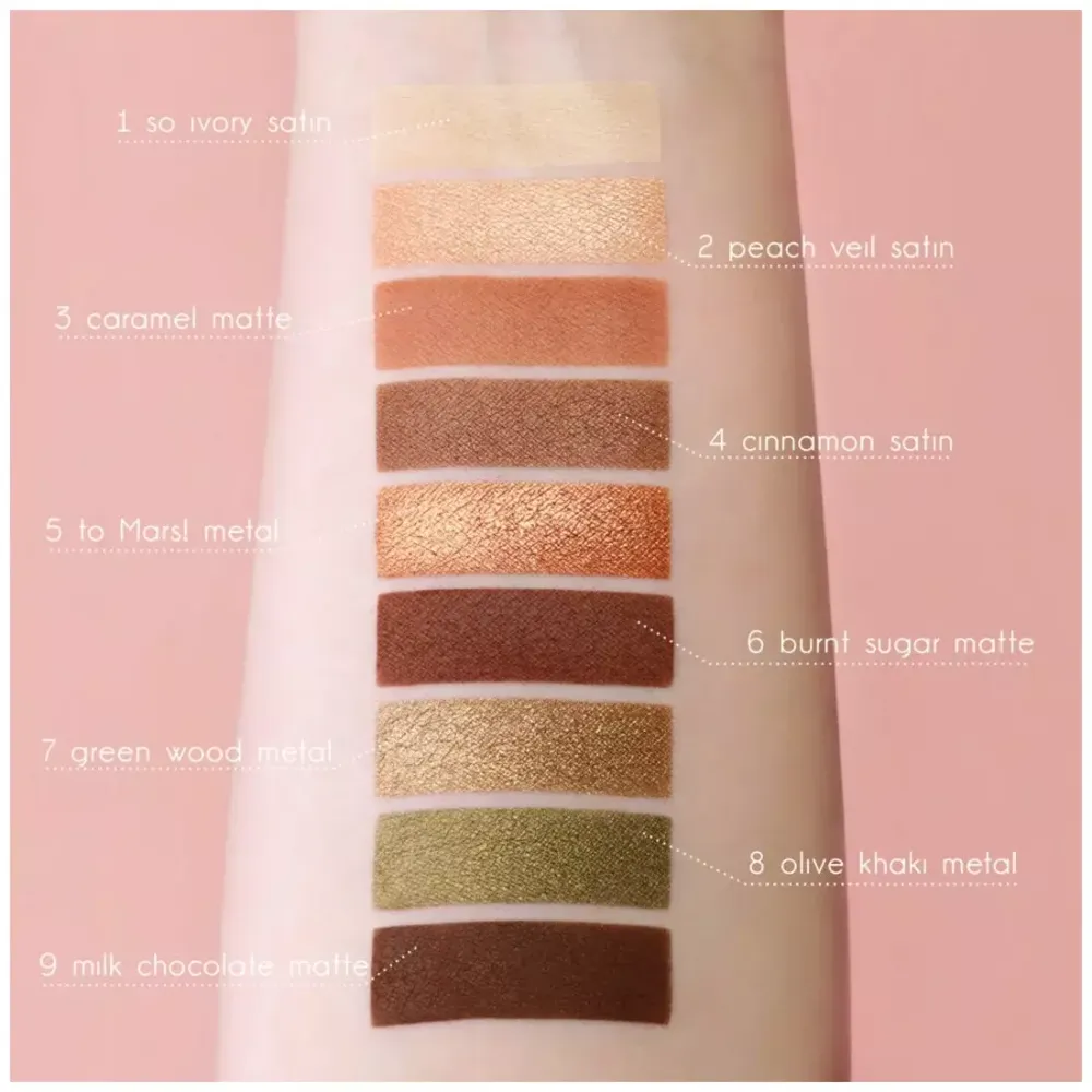 Палетка теней для век Relouis Paradiso Eyeshadow Palette - 03 Warm