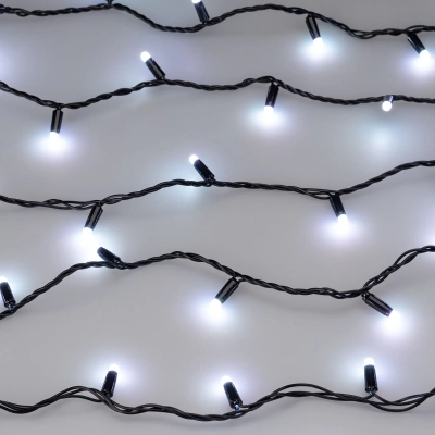 Светодиодная гирлянда ARD-STRING-CLASSIC-20000-BLACK-200LED-MILK-SYNC RGB (230V, 13W) (Ardecoled, IP65)