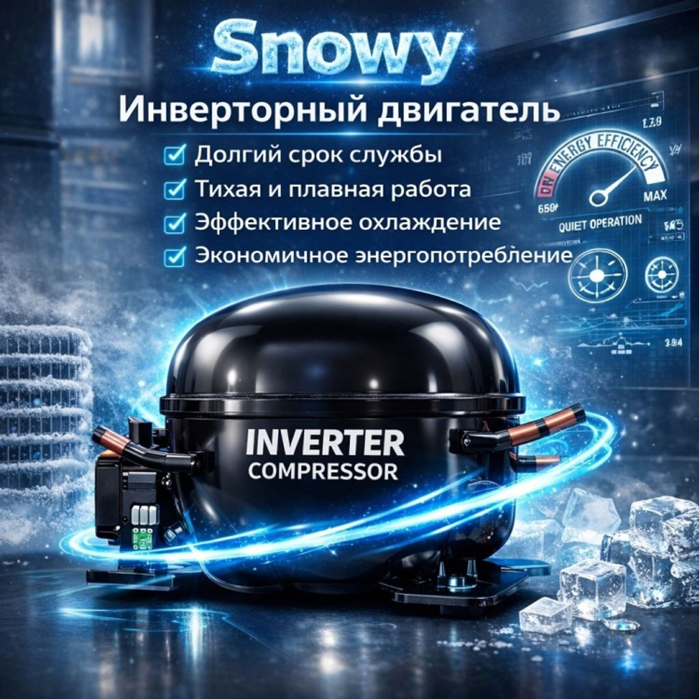 ХОЛОДИЛЬНИК SNOWY BCD-575 SG серый