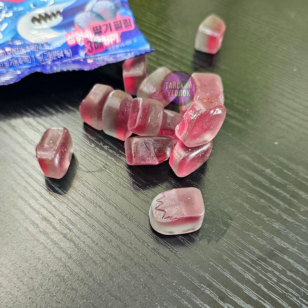Мармелад жевательный Jellycious Shark клубника с апельсином 70 гр