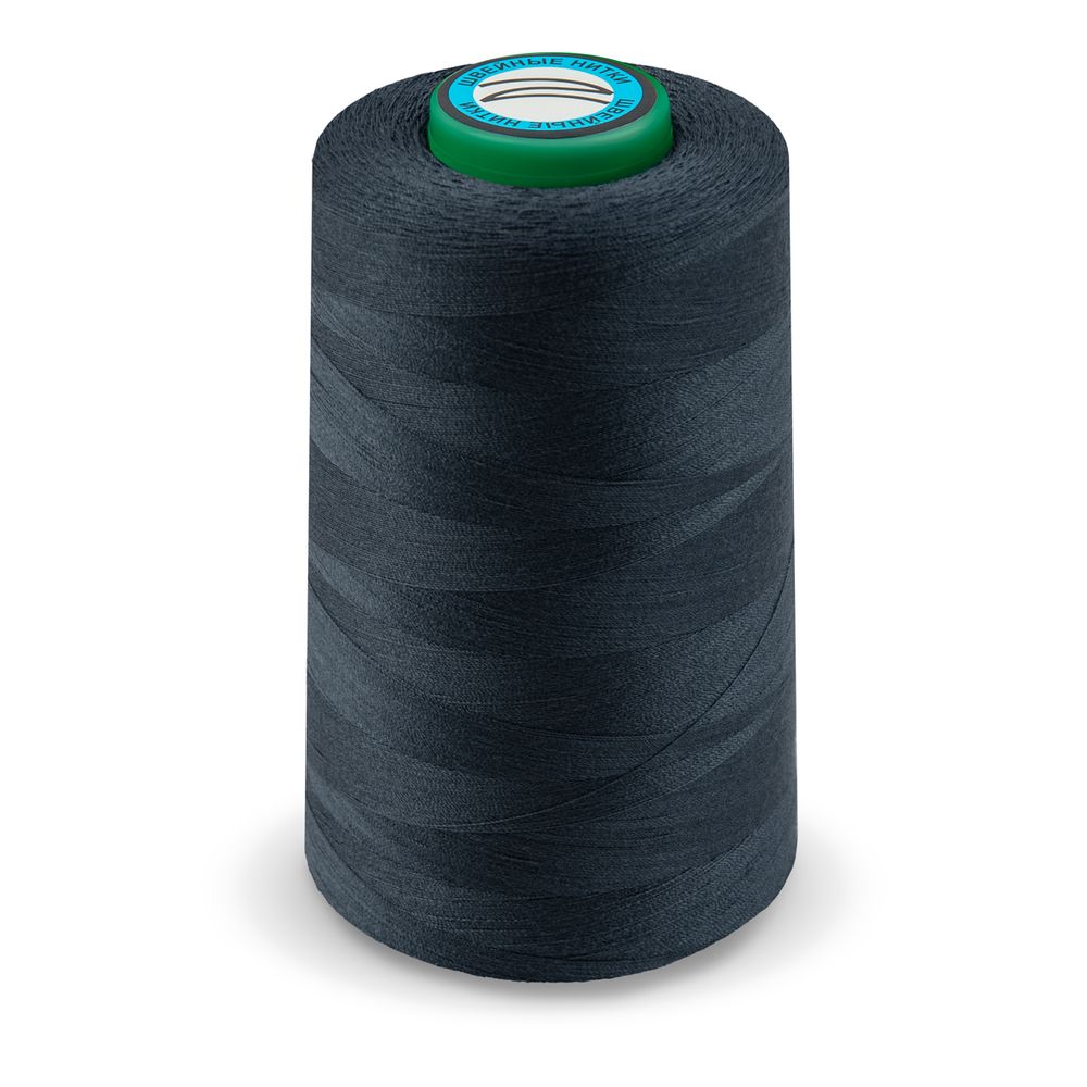 Нитки универсальные Nitka 40/2, 4570 м (5000 ярд) / 1 кат., 350 т.т.серый