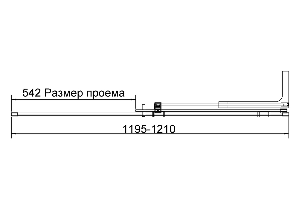 Душевая перегородка Vincea Волк-Ин (Walk-In) VSW-4WSL120CLG-R, правая, 1200*2000, брашир. золото, стекло прозрачное