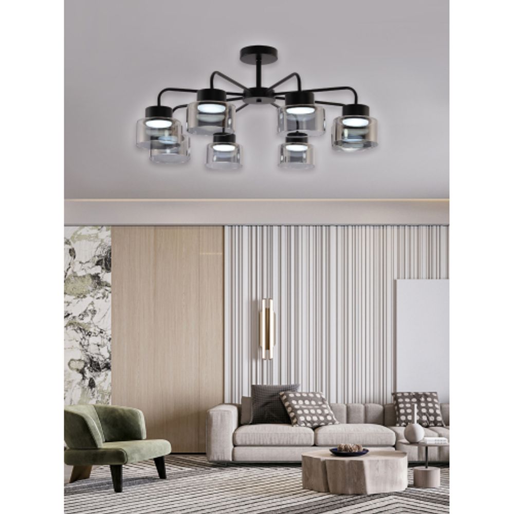 Люстра Rivoli Marsha 9193-308 8хGX53 15 Вт модерн | Rivoli