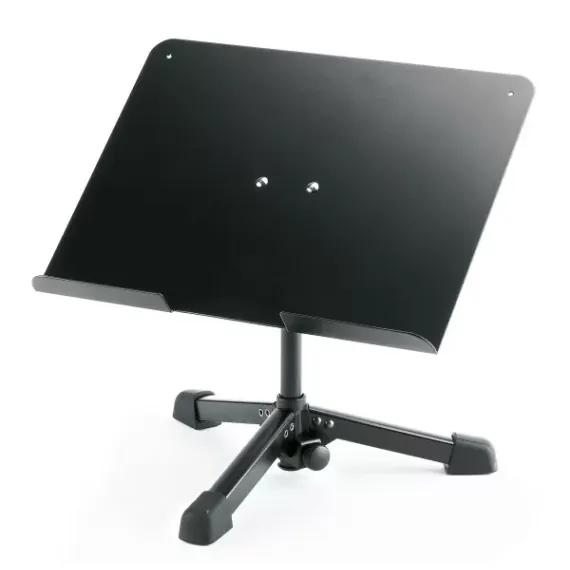 K&amp;M 12140-000-55 Универсальный складной настольный пюпитр на треноге, высота 240 мм, размеры 350 x 2