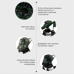 Детская коляска Bubago BLOOM 2in1 арт. BG 134-3 цвет Зеленый