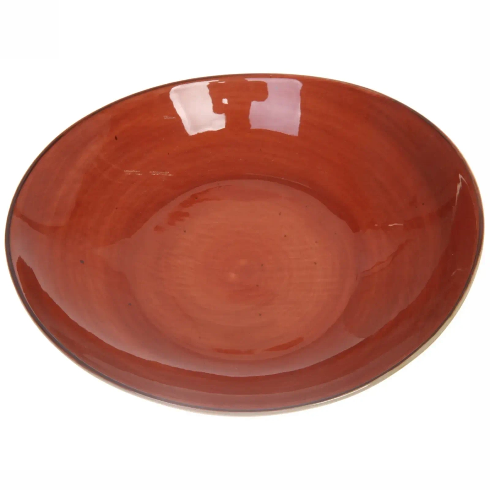 Тарелка керамическая «Corsica orange» 22*19,5*5