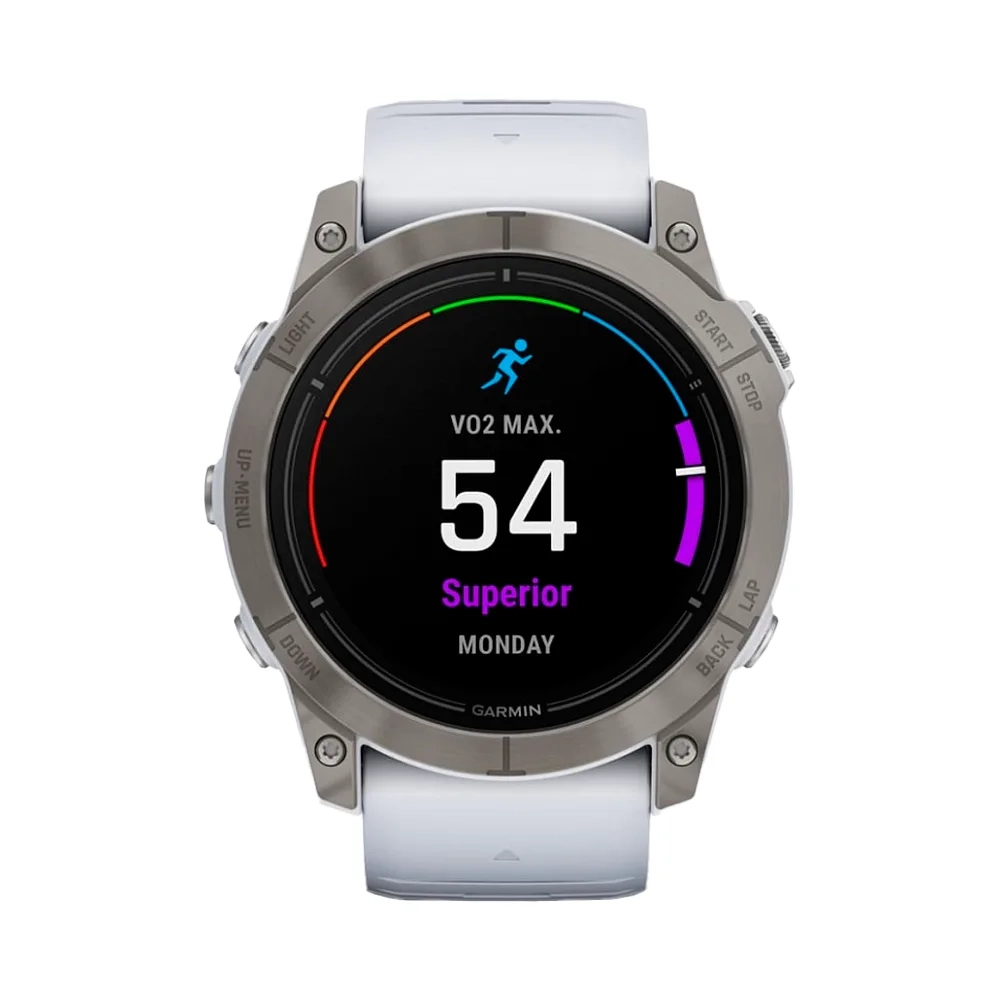 Умные часы Garmin Epix Pro (Gen 2), 51mm, Sapphire Edition Titanium with Whitestone Band (010-02804-11)