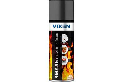 Эмаль термостойкая Vixen графит (520мл) аэрозоль