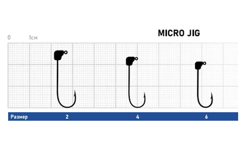 Джиг головка ZUB Micro Jig 506 (крючок 4)  2г. (упак. 5 шт)