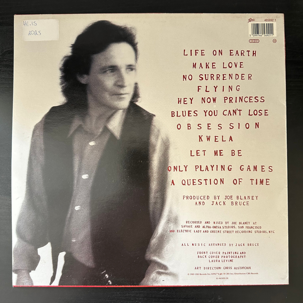 Jack Bruce - A Question Of Time (Голландия 1989г.)