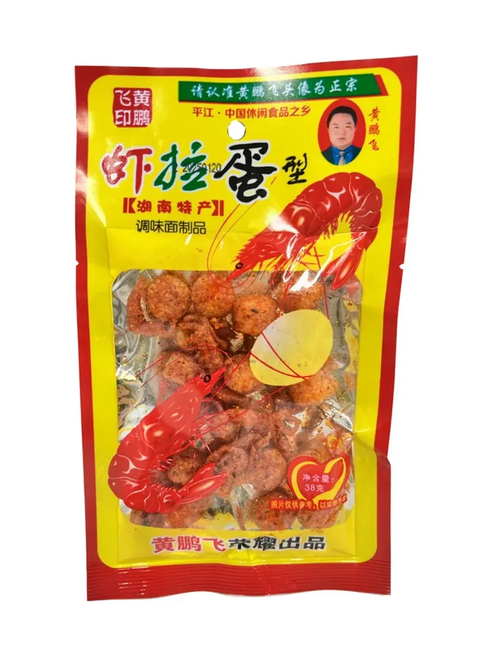 Латяо с пряным вкусом креветок 38 г * 10 шт