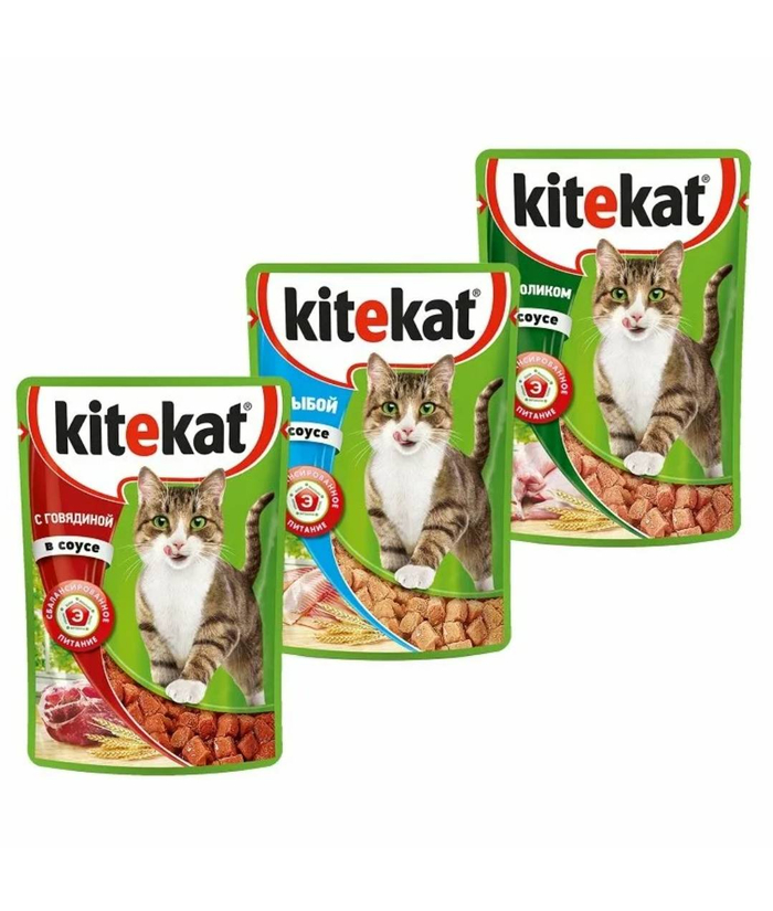 Сухой Корм Kitekat Китекат Для Кошек 85 ГР.