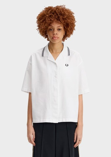 Рубашка FRED PERRY Tipped Placket Detail Shirt