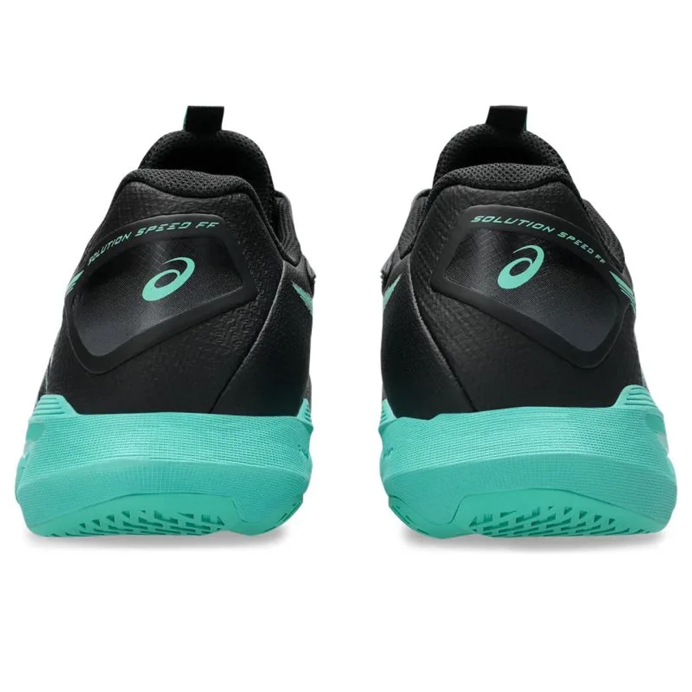 Теннисные кроссовки Asics Solution Speed FF 4 - black/aurora green