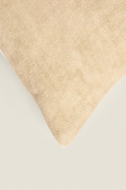 ZARA HOME ДВУХЦВЕТНЫЙ ЧЕХОЛ НА ПОДУШКУ, ЭКРЮ