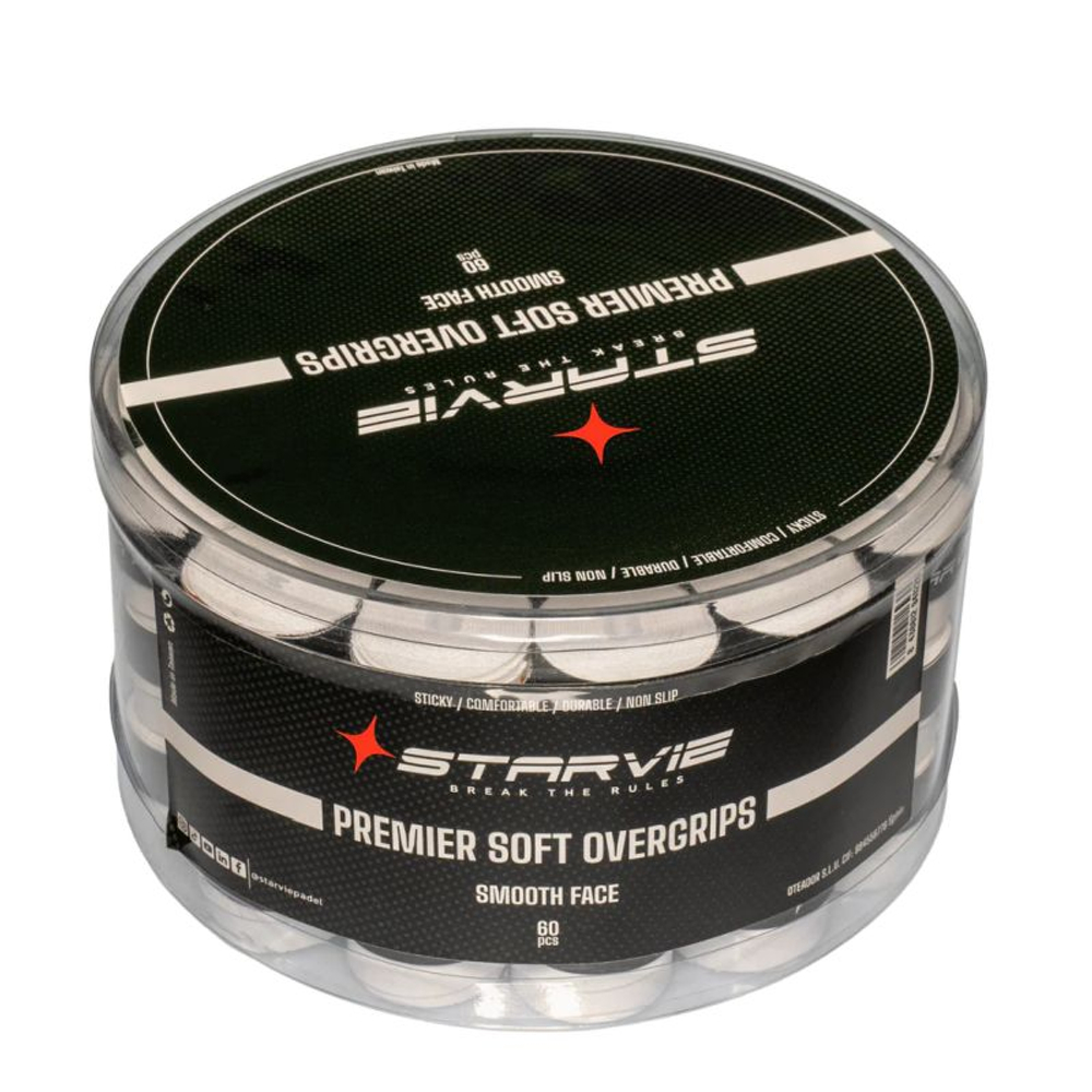 Starvie Premium Soft Теннисные намоткиs Box 60 - white