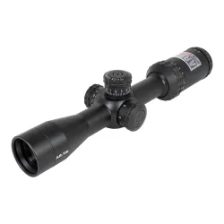Оптический прицел Bushnell AR OPTICS 2-7x32 (AR92732) - вид спереди сбоку, объектив и барабаны ввода поправок