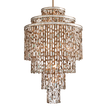 Corbett Dolcetti Chandelier, 81 cm, Champagne Leaf