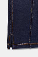БРЮКИ КАПРИ С КОНТРАСТНОЙ СТРОЧКОЙ — ZARA