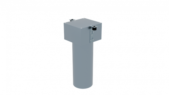 Flexag PCP-100/75x1 пленум вентиляционный потолочный, D100, на 1 выxод, L=300 мм