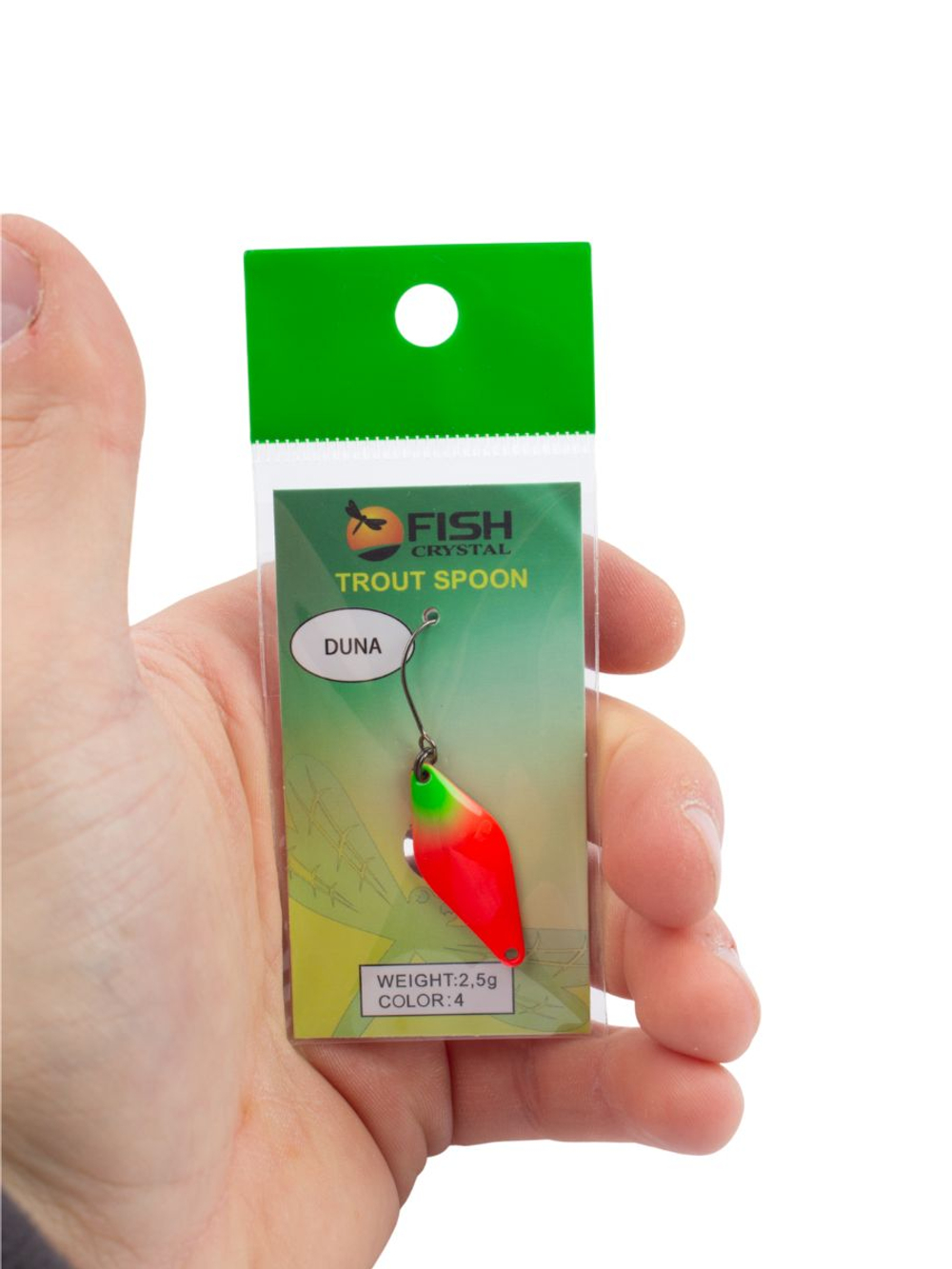 Блесна Fish Crystal DUNA 30 мм 2.5 г на форель цвет 4