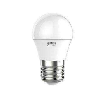 Лампа Шар 5,5W 470lm 4000K E27 LED 30532262 Basic Gauss