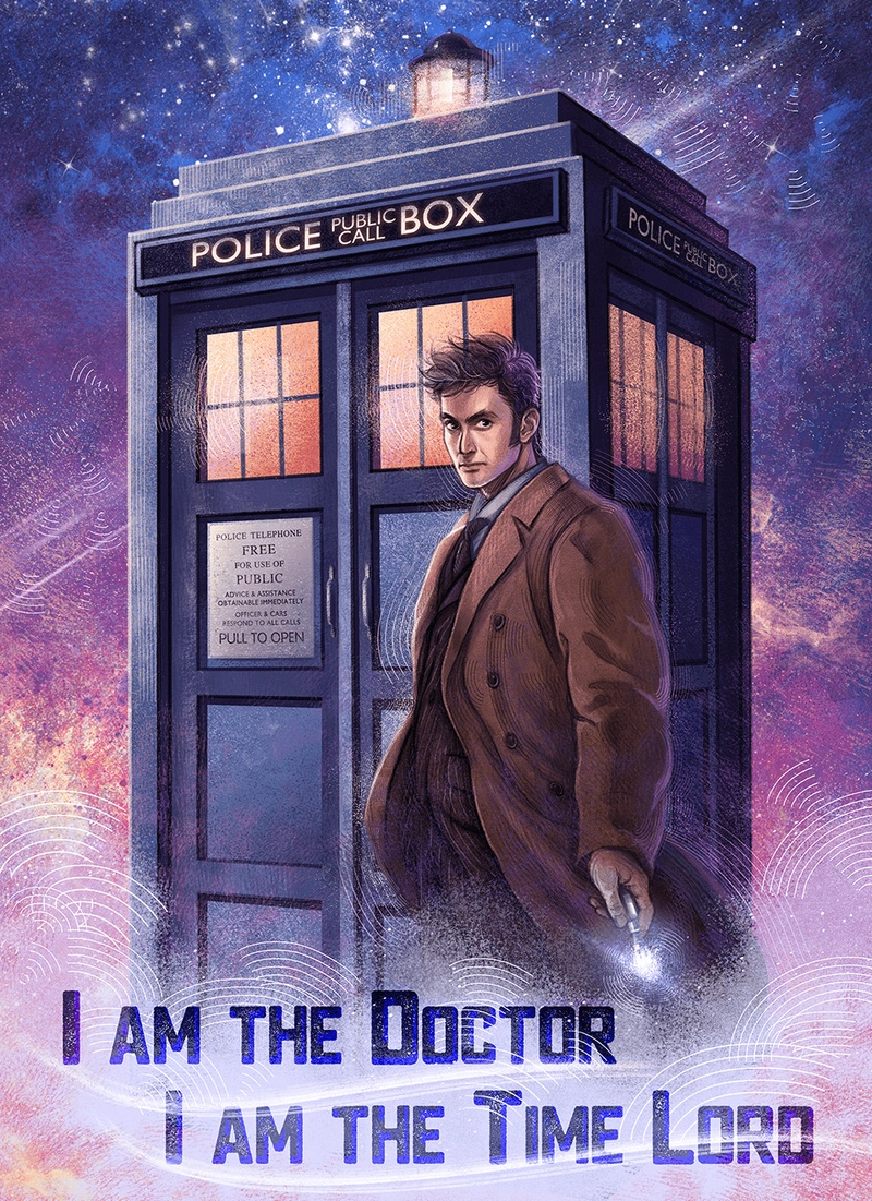 Открытка «Doctor Who: The 10th Doctor»