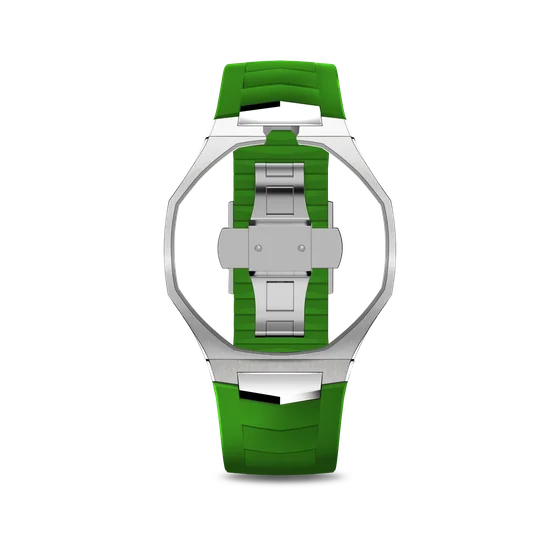 Корпус для часов POP-Swatch x AP - Зелёный - Комплект из 2 ремешков