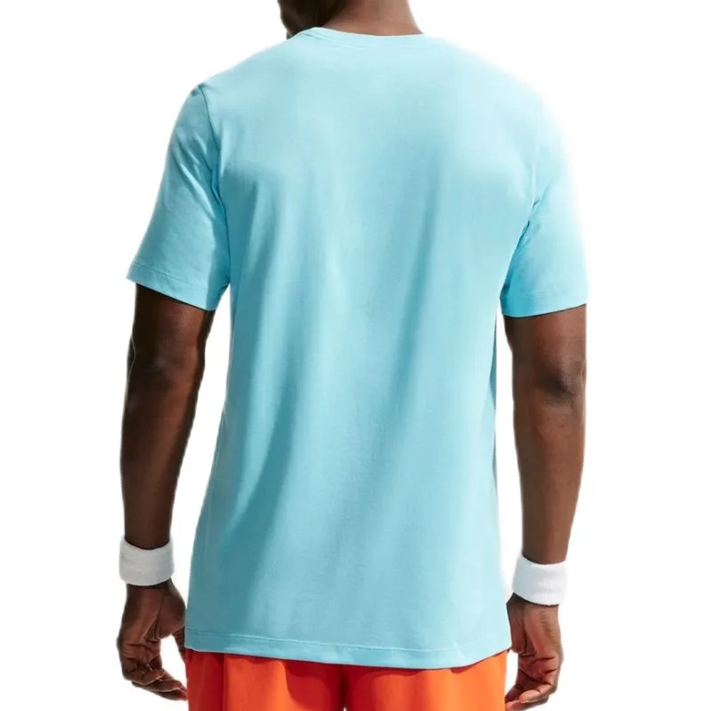 Теннисная футболка Nike Court Dri-Fit Heritage - blue gaze