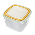 Комплект контейнеров для продуктов 3шт, 0,45л + 0,75л + 1,2л (микс 1)