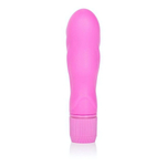 Небольшой силиконовый вибратор First Time Silicone Wave (Цвет: ярко-розовый)
