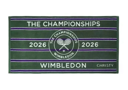Теннисное полотенце Wimbledon Championships 2026 - green/purple