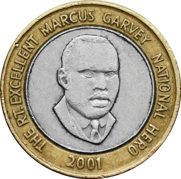 20 долларов 2001 Ямайка VF-XF