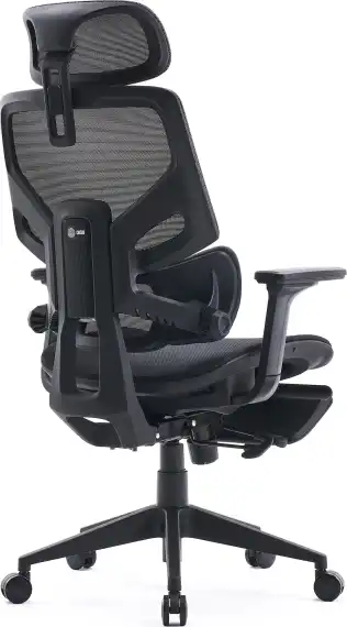 Кресло Cactus CS-CHR-MC01 серый сиденье черный с подголов. крестов.