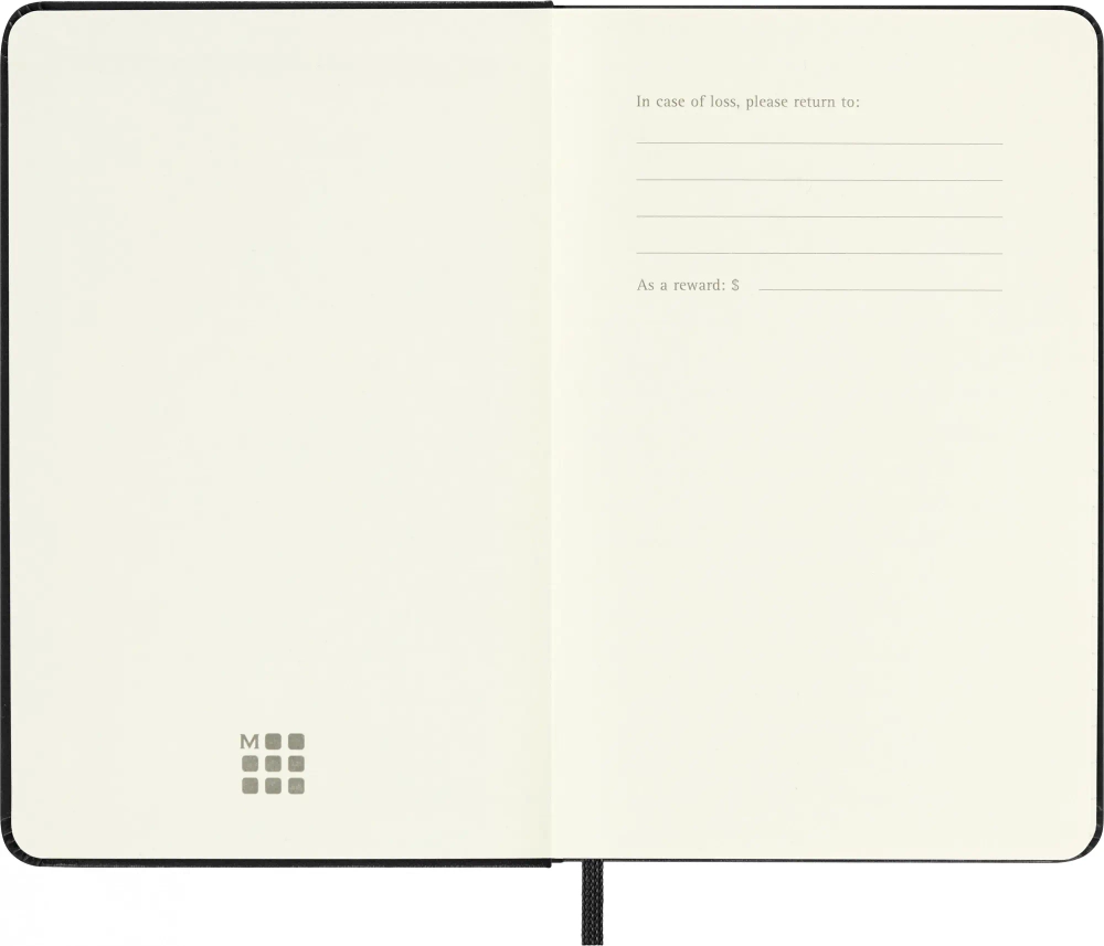 Еженедельник Moleskine (DHB12WN2) Classic WKNT Pocket 90x140мм 144стр. черный