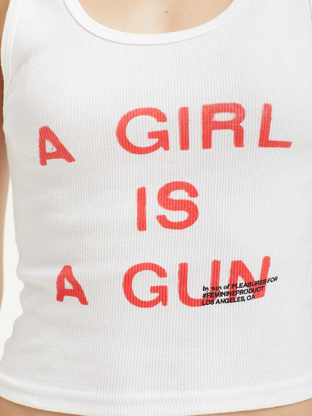 Женская Майка Girl Is A Gun