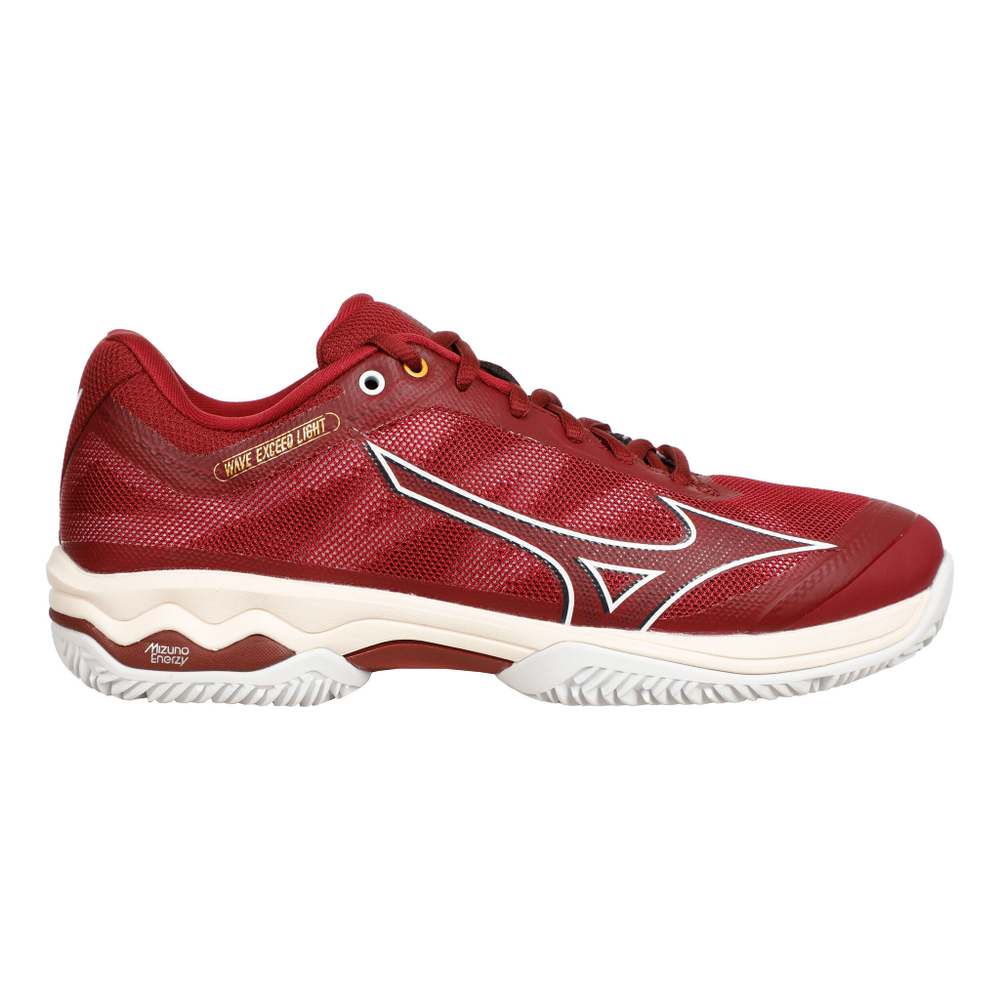 Женские теннисные кроссовки Mizuno Wave Exceed Light Clay Court Shoe Women - Dark Red, White