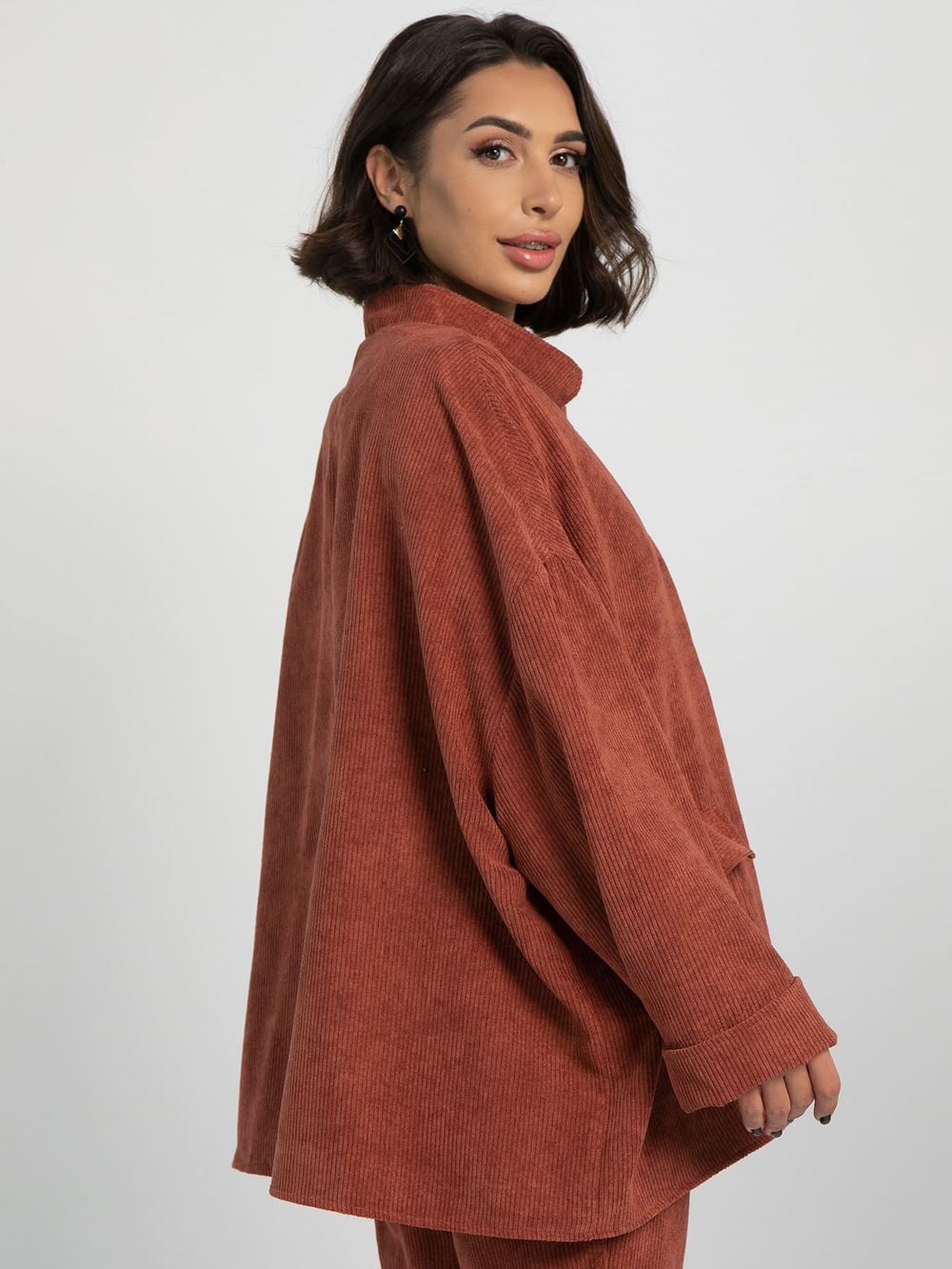Жакет вельветовый Эльче (коричневый) Б16285-39М LT Collection