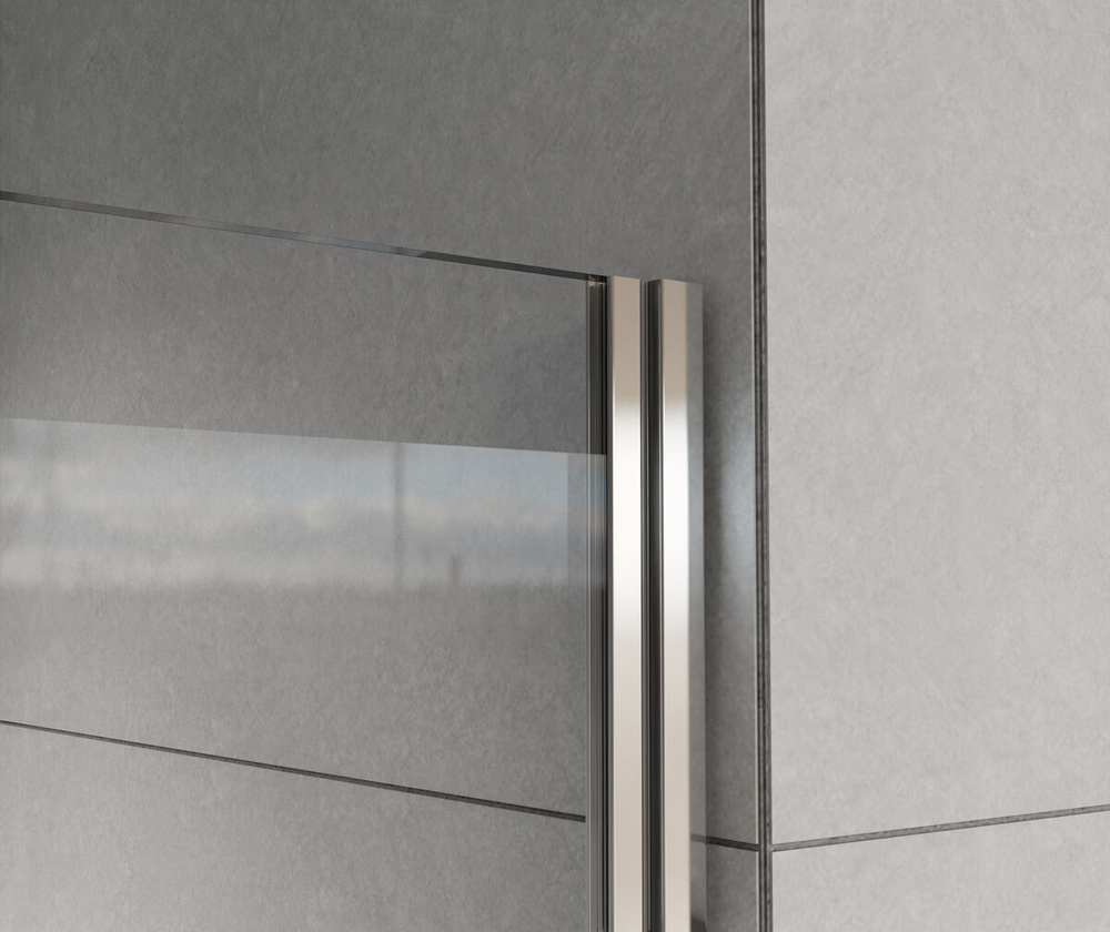Душевая дверь Flex VDP-1F900CG, 900, хром, стекло тонированное,