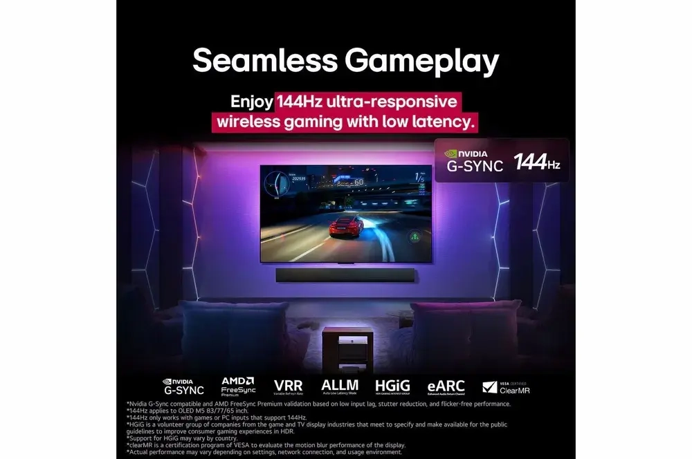 Телевизор LG OLED evo AI OLED65M59LA (2025) 65" 4K UHD Smart TV (Беспроводной)