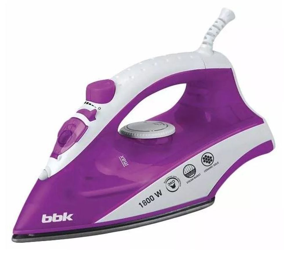 Утюг BBK ISE-1802 фиол