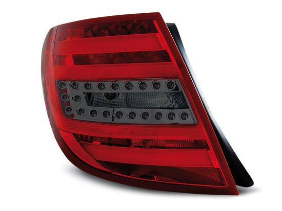 Задние фонари Mercedes C W204 red smoke led bar