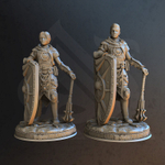 Человек Воин Паладин Варвар Файтер Рыцарь 1шт миниатюра для dnd, днд, pathfinder, фентези, Настольная игра, НРИ, Варгейм, РПГ