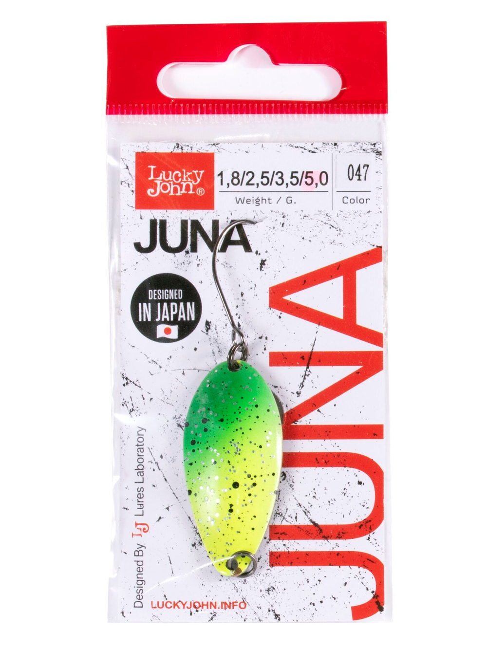 Блесна LUCKY JOHN Juna 2,5 г, цв. 047, арт. LJJU25-047