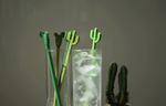 Набор палочек для размешивания коктейля cactus