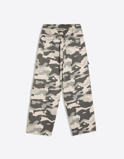 Мужские джинсы с узором и кулиской - BERSHKA